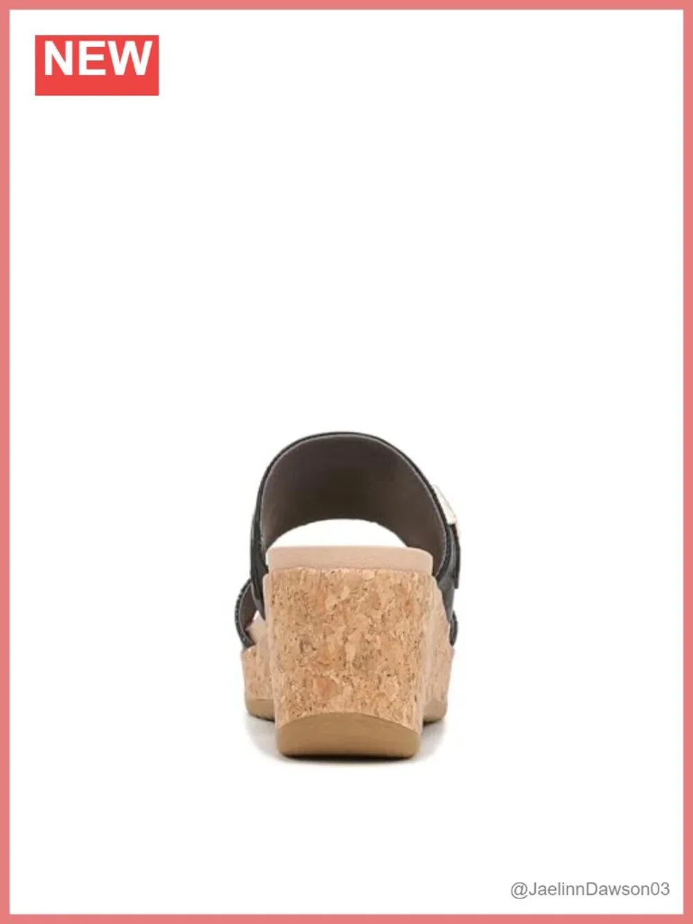 Dr. Scholl's Cali Vibe Wedge Sandals Women's Slip On Ankle Strap Faux Leather